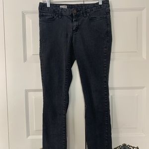 GAP 1969 Stonewashed Black Skinny Leg Jeans Sz 8R